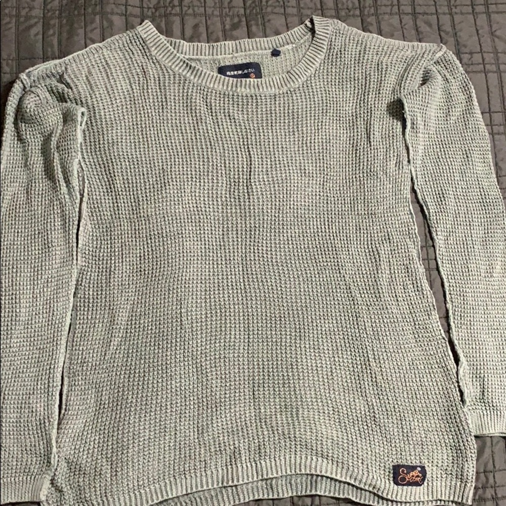 Cold shoulder sweater